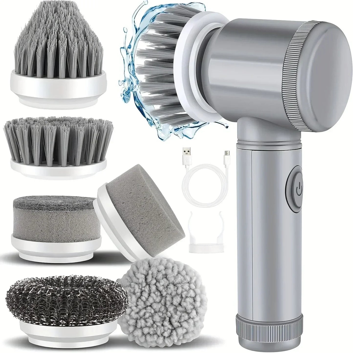 De Ultieme Draadloze Reinigingstool scrubber 6-in-1