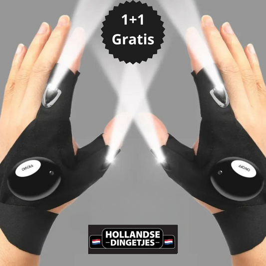 LumiHands Pro – Handsfree LED-handschoenen voor Klussen en buiten activiteiten