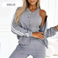 Vrouwen Driedelige Set: Broek, Vest & Topje