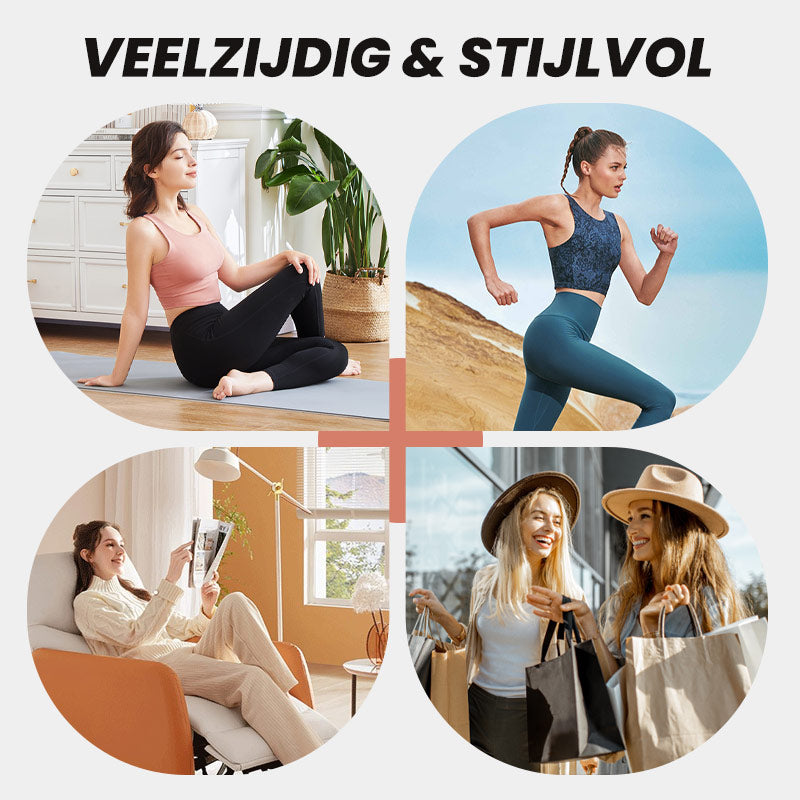 Vrouwen Driedelige Set: Broek, Vest & Topje