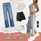 Vrouwen Driedelige Set: Broek, Vest & Topje