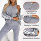 Vrouwen Driedelige Set: Broek, Vest & Topje
