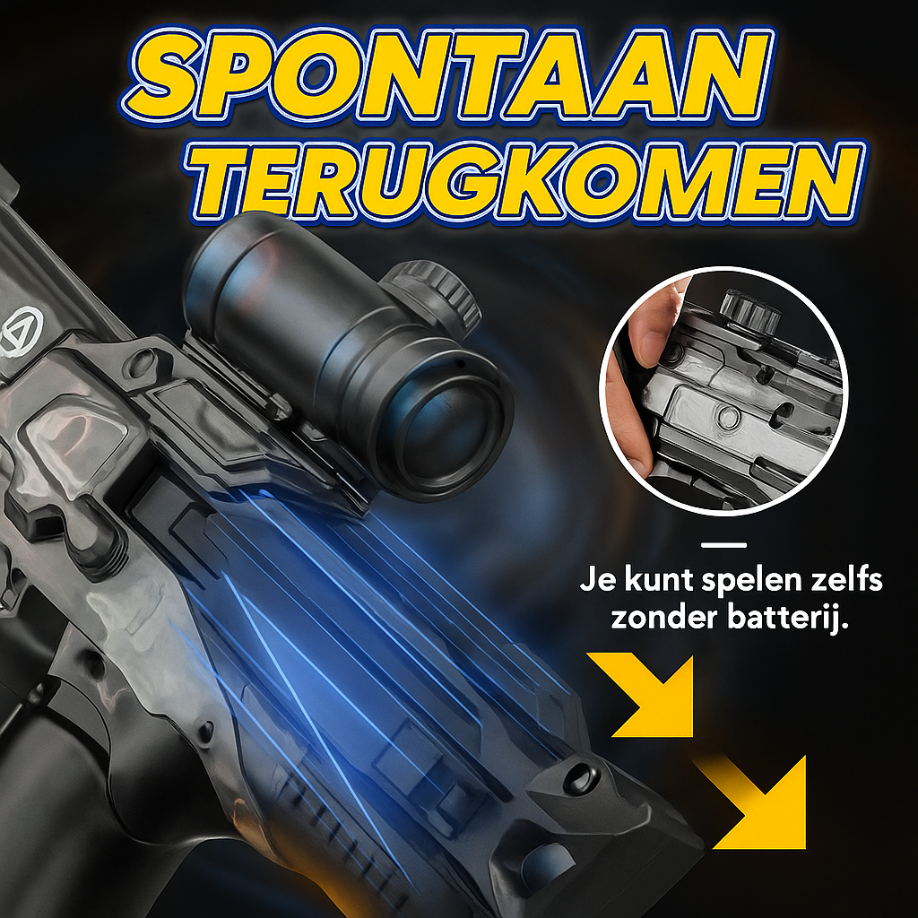 Elektrisch Waterpistool – Krachtig & Oplaadbaar – Schiet tot 10 Meter!