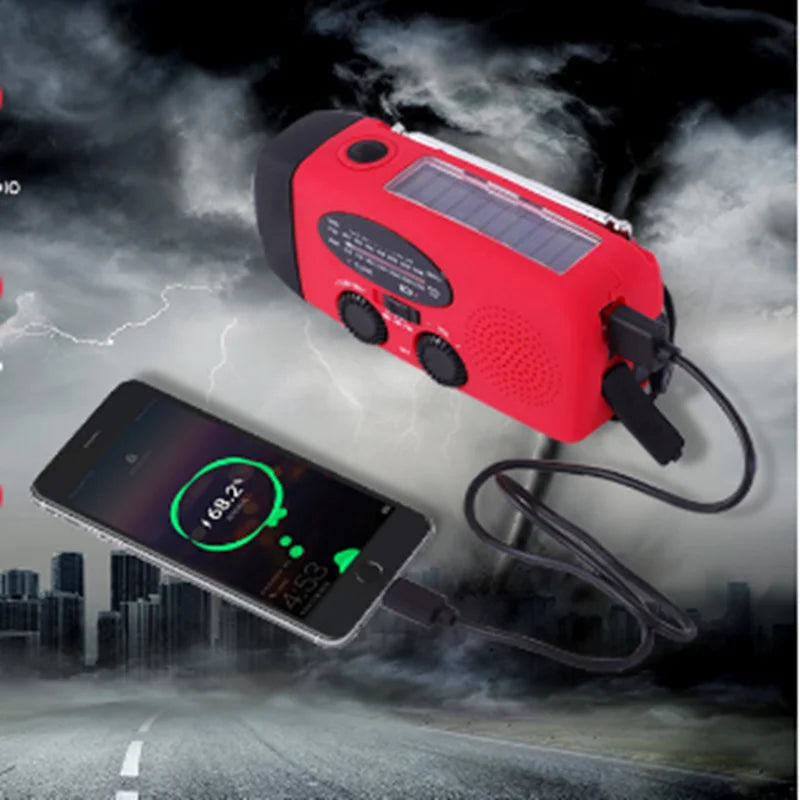 Noodradio met Powerbank & Dynamo – Altijd Voorbereid op Crisis & Rampen!