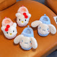 Nieuwe Kinderen Meerdere Schattige Cartoon Platte Pluche Slippers Zachte Zool Antislip Winter Warme Jongens Meisjes Indoor Huis Katoenen Schoenen